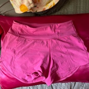 Lululemon pink shorts